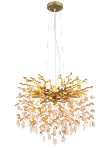 Globo lighting Luster "QUEENA" in gold