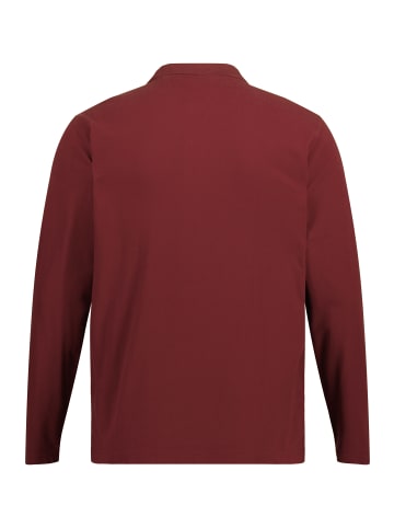 JP1880 Poloshirt in dunkel kirschrot