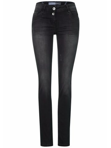 Cecil Slim Fit Jeans für Damen in schwarz