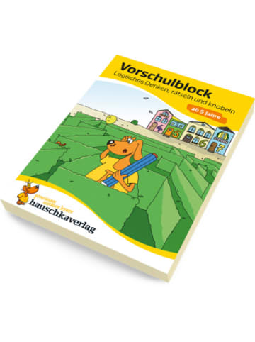Hauschka Buch - Vorschulblock ab 5 Jahre für Junge und Mädchen - Logisches Den