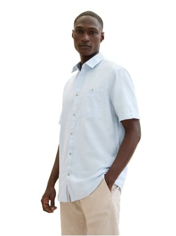 Tom Tailor Kurzarm Business Hemd für Herren in rot