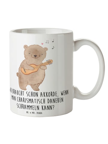 Mr. & Mrs. Panda Kaffeetasse Charisma Gitarre mit Spruch in Weiß