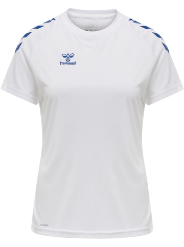 Hummel T-Shirt Hmlcore Damen in WHITE/TRUE BLUE