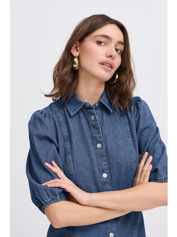 b. young Denimkleid BYKAPUCA Tight fit in Mid Blue Denim