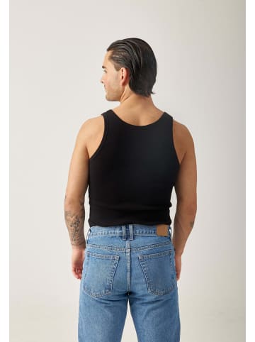 SNOCKS Tanktop aus Bio-Baumwolle Schwarz 2 Stück