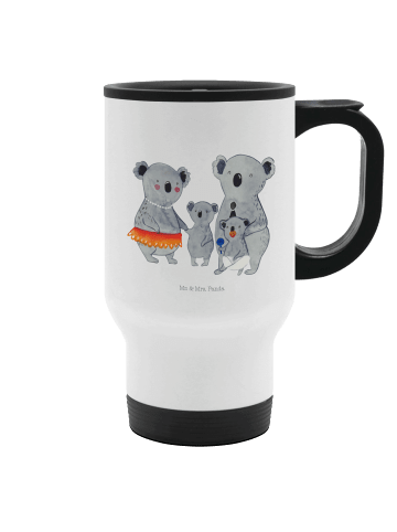 Mr. & Mrs. Panda Becher Koala Familie ohne Spruch in Weiß