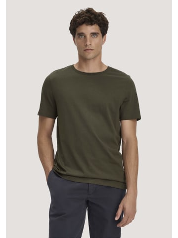 Hessnatur Hessnatur T-Shirt Regular aus Regenerative Organic Cotton (ROC) in vintage oliv