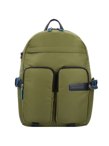 Piquadro PQ-RY Rucksack 42 cm Laptopfach in green-black