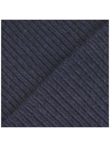 BREITER Strickmütze in blau