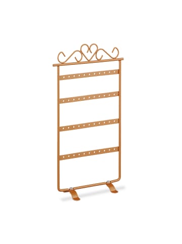 relaxdays Ohrringhalter in Bronze - (B)16,5 x (H)30,5 x (T)6,5 cm