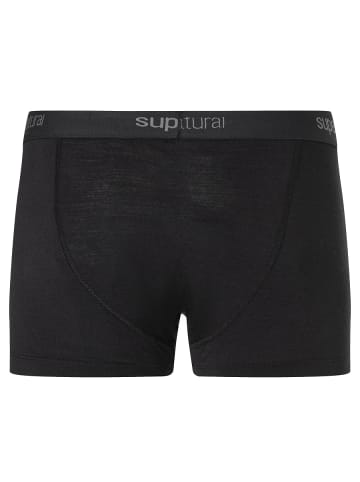 super.natural Merino Unterhose in schwarz