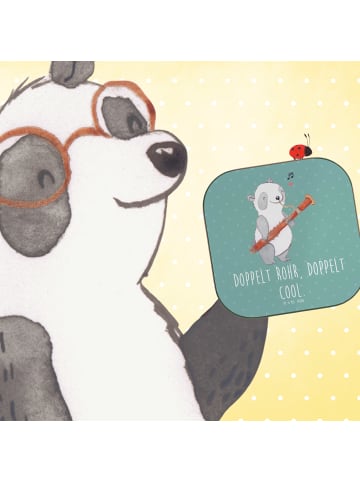 Mr. & Mrs. Panda Untersetzer für Gläser Fagott Doppelt Cool mit ... in Meeresbrise