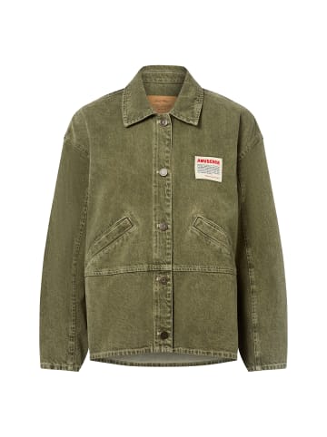American Vintage Jeansjacke Uzatown in oliv
