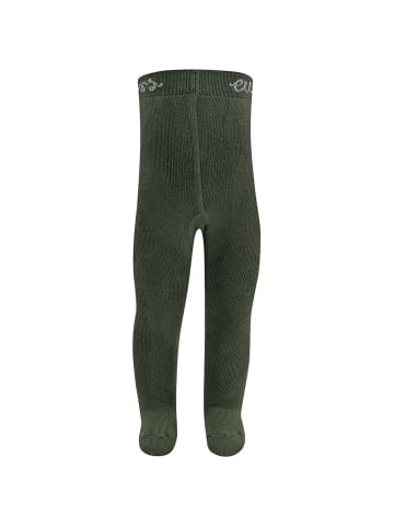 ewers Thermo Strumpfhose Uni in oliv