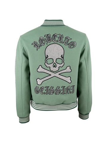 Roberto Geissini College Jacke Mintgrün