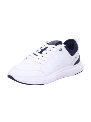Marc O'Polo Schnürschuhe Leather Working Group Silver / SNEAKER in Weiß