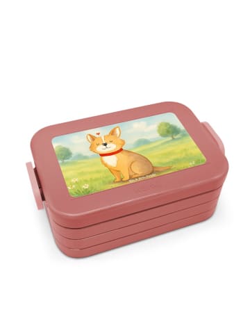 Mr. & Mrs. Panda MEPAL Bentobox Hund Glück Design ohne Spruch in Rot Pastell