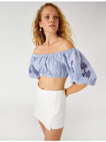 KOTON Tanktop in Blau Gestreift