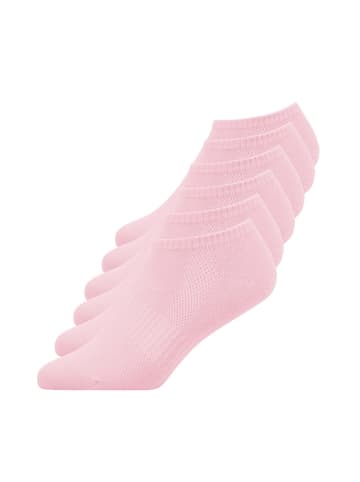 SNOCKS Kinder Sneaker Socken aus Bio-Baumwolle Rosa 6 Paar