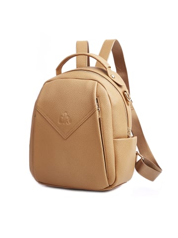 C‘iel Cityrucksack Sage in hellbraun