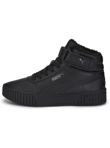 Puma Kinder Sneaker "Carina 2.0 Mid WTR Jr" in Schwarz