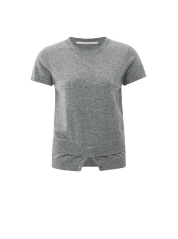 YAYA Top in Medium Grey Melange