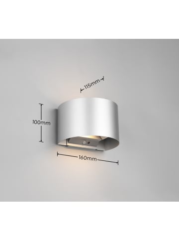 Reality Leuchten Wandleuchte TALENT in titanfarbig