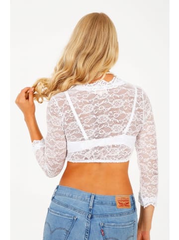 KRÜGER Dirndlbluse in Weiß