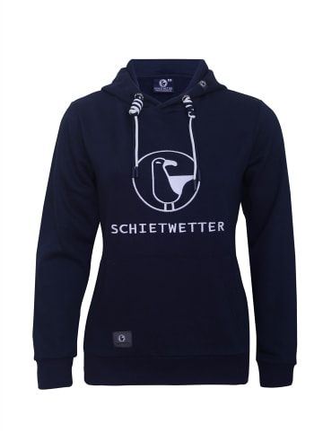 SCHIETWETTER Hoodie Frieda SW Stick in navy-white