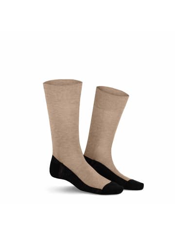 Kunert Socken George klimaregulierend in Beige-mel.