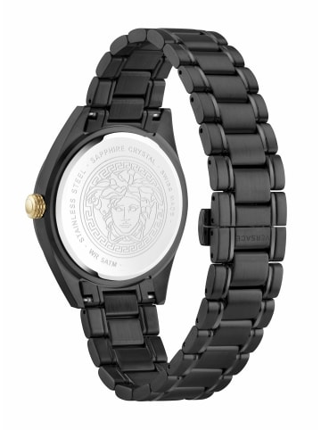 Versace Analoguhr für Herren in Schwarz