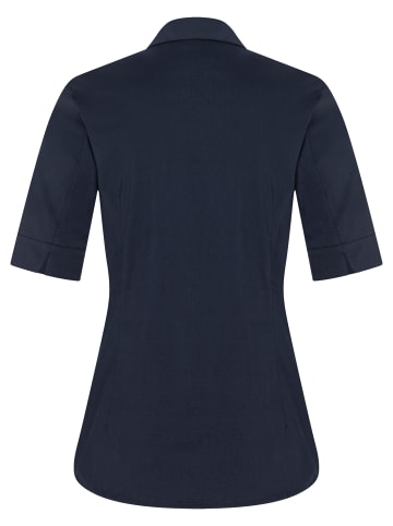 More & More Baumwollstretchbluse in marine