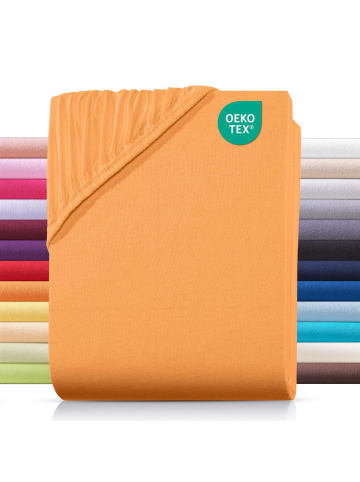 Carpe Sonno Jersey Spannbettlaken in Orange