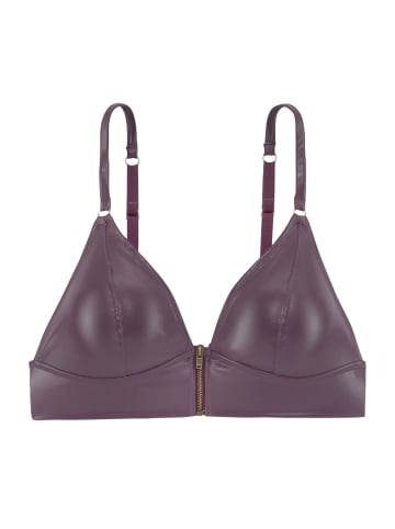 PETITE FLEUR GOLD Bralette-BH in aubergine