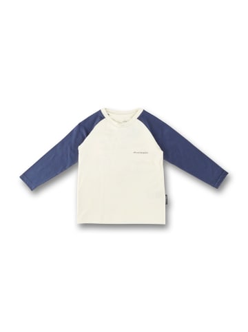 MANITOBER Longsleeve Raglan in Navy/Undyed