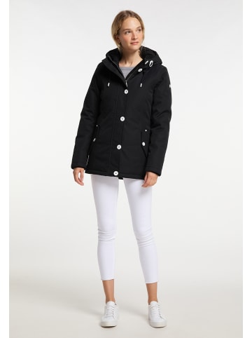 DreiMaster Maritim Winterjacke in Schwarz