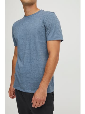 CASUAL FRIDAY Rundhals Basic T-Shirt Meliert CFThor in Blau