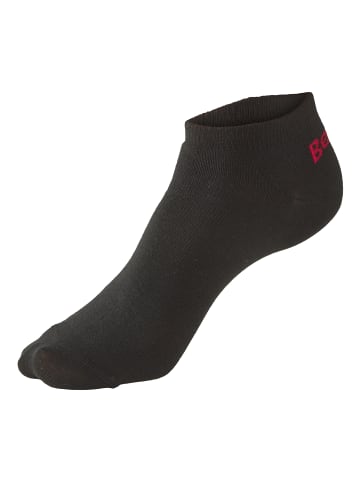 Bench Sneakersocken in 2x schwarz, 2x grau meliert, 2x rot