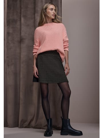 Street One 'Karierter Rock Lou' Schwarz