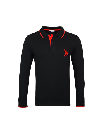 U.S. Polo Assn. Poloshirt in schwarz
