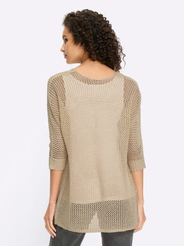 Heine Strickjacke in sand