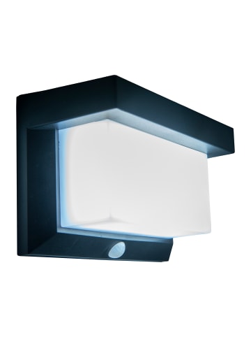 näve LED Solarleuchte "AUREL" in schwarz - (L)20.3 cm x (B)9 cm x (H)12.1 cm