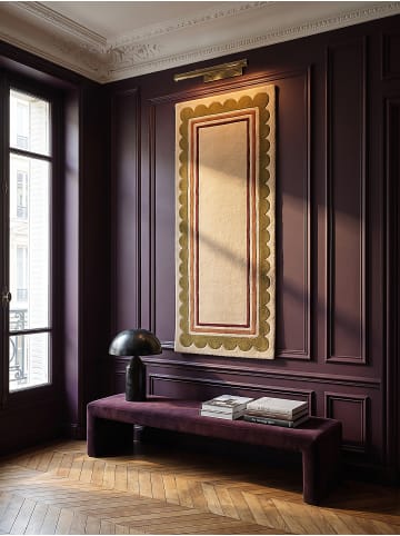 KADIMA DESIGN Wollteppich fussbodenheizung-geeignet WENSUM handgetuftet in Beige-Multicolor