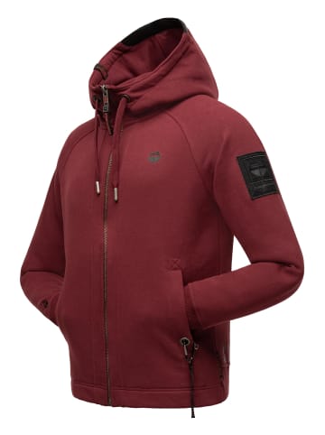 STONE HARBOUR Sweatjacke Finn Luca in Bordeaux