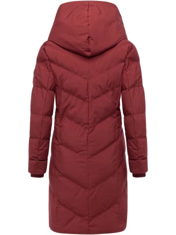 ragwear Steppmantel Natalka Soft YOUMODO in Wine Red