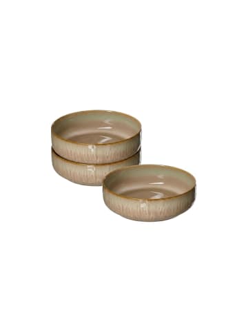 Ritzenhoff & Breker 4er Set Suppenteller Tortosa in ø 22,5 cm in braun