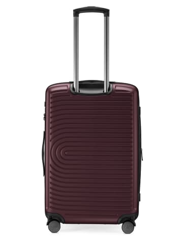 Hauptstadtkoffer Mitte - Mittelgroßer Koffer Trolley Reisekoffer TSA, 68cm, 4 Rollen, 88 L in Burgund