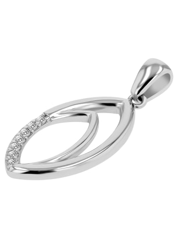Adeliás Damen Anhänger aus 925 Silber mit Zirkonia in silber