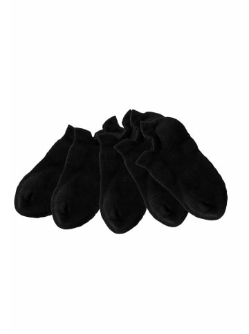 LASCANA ACTIVE Sneakersocken in 5x schwarz