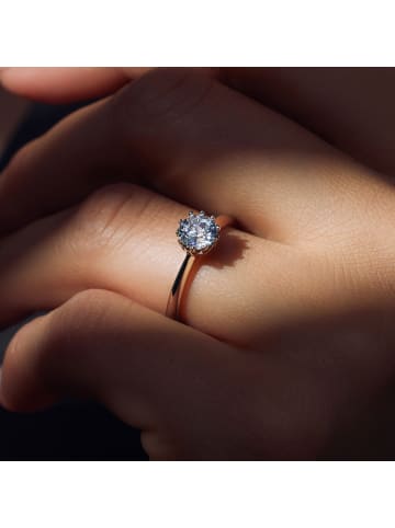 Parte Di Me Silber-Ring Cento luci "rosia" mit Zirkonia